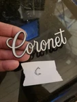 Vintage 1970'S Dodge Coronet Emblem Script 3811575. Fixed Price $21.99.