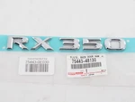 Genuine Oem Lexus 75443-0E030 "rx 350" Rear Emblem Name Plate Lift Hatch Letters. Fixed Price $41.26.