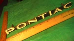 BO84 Pontiac Grill Emblem Vintage Script 1960S #9783355 Catalina Tempest Lemans. Fixed Price $19.99.