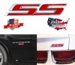 Premium Red Ss Badge Fender Trunk Emblem Decal For Chevy Camaro Cobalt Impala. Fixed Price $9.74.