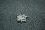 Used Genuine Cadillac 1985 - 1999 Roof Pillar Emblem New Old Deville 3540652. Fixed Price $25.00.