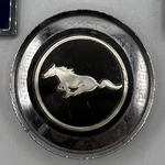 Ford Mustang Magnum 500 Wheel Center Cap Black Pony 2-1/8 Used. Fixed Price $20.00.