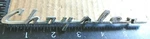 Chrysler Circa '55 Metal Emblem 1607789 (3161. Fixed Price $65.00.