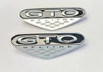 Pontiac Gto Fender Emblem Badges Reproduction Chrome 04-06 Litre. Fixed Price $56.95.