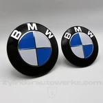 2PCS Bmw Black Ring Emblems Hood And Trunk With Pre-installed 3M Tape 82MM 74MM. Fixed Price $59.99.
