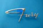 1963 Plymouth Fury Fender Emblem/nameplate. Original Mopar 2417200. Nos.. Fixed Price $119.99.