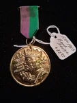 1985 Rex Band Badge (stained Ribbon) - Mardi Gras. Fixed Price $19.00.