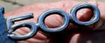 Oem 1968 Ford Custom "500" Rear Quarter Panel Emblem C8AB-62290C98-A. Fixed Price $29.99.