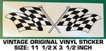 Racing Flags Vintage Original Vinyl Decal Sticker Nhra Nascar-road. Fixed Price $8.04.