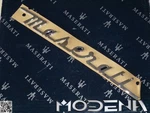 Maserati Trunk Emblem Sign Quattroporte Qp Vi 2013 34 Cm. Fixed Price $208.02.