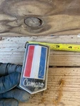 (1) One Oem 1974-77 Chevrolet Camaro Header Panel Emblem Marker Logo Badge Trim. Fixed Price $45.00.