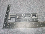 Ford 1992 1997 F250 Heavy Duty Fender Emblem Badge Logo Name F7TB-16B114-BA. Fixed Price $23.95.