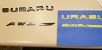 93079FJ060 Subaru Impreza Chrome Letters Lift Gate Emblem 93079FJ020. Fixed Price $25.00.