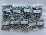 900 License Plate Screws (100 EACH/9 Different) For Auto Dealers - Bulk Quantity. Fixed Price $73.99.
