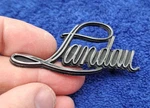 Gm 1974-1977 Buick Landau Metal Script Emblem Badge W/pins #9734106. Fixed Price $14.99.