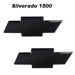 Ft & Rr Combo Billet Bowtie Grille Emblem Smooth 14-15 Chevy Silverado 1500 Blk. Fixed Price $175.00.