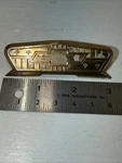 Vintage Oem Gm 3725209 Chevrolet Chevy Bel Air 1955 56 Gold-tone Crest Emblem. Fixed Price $34.80.