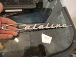 Vintage 1965 66 Pontiac Catalina Fender Emblem Script Oem 4528401 Gm. Fixed Price $25.99.