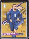 Mason Mount 2023 Toops Finest Euro Gold Refractor 27/50. Fixed Price $14.25.