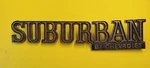 1973 - 1974 Suburban By Chevrolet Door Metal Emblem Badge Rare 334153 Oem. Fixed Price $38.95.