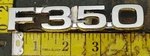 Nos Ford F-350 Circa '80 Front Fender Emblem E0TB 16B114 5083. Fixed Price $32.00.