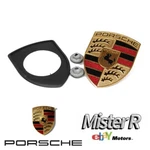 Porsche Hood Crest Emblem Set 911 Boxster Cayenne #9P1853601 #99155921100. Fixed Price $195.00.