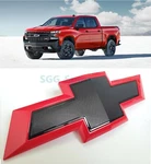 2019-2021 Chevrolet Silverado 1500 Bowtie Front Grille Emblem Gloss Red Black. Fixed Price $39.80.