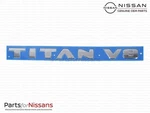 Genuine Nissan 2018-2021 Titan V8 Front Door Emblem 80892-EZ00B. Fixed Price $159.16.