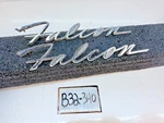 Oem 1962 1963 Ford Falcon Pair Fender Emblems C2DB-16098-A B32-240. Fixed Price $46.50.