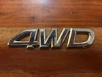 2001-07 "4WD" Toyota Sequoia Tundra Rear Gate Emblem Badge. Fixed Price $17.99.