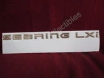 Nos Oem Chrysler "sebring Lxi" Trunk Nameplate Emblem 1997 - 00 Gold. Fixed Price $29.99.