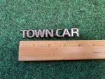 Lincoln "town Car" Trunk Emblem Badge Nameplate Decal Oem Genuine Original 7L1. Fixed Price $16.99.