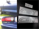 1993 94 95 96 97 Ford Probe Gt Badge Emblem Decals Stickers Kit Set Oem. Fixed Price $29.95.