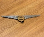 1937 38 39 Chrysler Airflow Trunk Cloisonne Emblem Badge Logo Original Fox Aaca. Fixed Price $249.00.