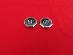 Pontiac Grand Prix Emblems Nos Pair Gm Trim. Fixed Price $50.00.