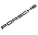 Porsche Matte Black Emblem Badge Replacement Letters For Rear Of Car. Fixed Price $29.99.