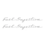 Trim Parts 5153 58-61 Corvette Front Fender Fuel Injection Emblem. Fixed Price $124.99.