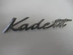 Opel" Kadett" Emblem Badge Script W Pins Used #2885333. Fixed Price $28.00.