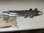 1951 1952 1953 Hudson Hornet Fender Emblem Passenger Side Really Nice Piece Oem. Fixed Price $499.00.