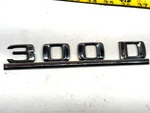 Genuine Mercedes 1987 W124 300D Diesel Rear Deck Lid Plastic Silver Emblem. Fixed Price $51.99.