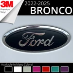Bocadecals 2022-2025 Ford Bronco Rear Emblem Overlay Insert (set Of 1). Fixed Price $13.99.