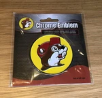 Buc-ee's Logo Adhesive Chrome Emblem Vehicles Laptops 3 Inch Diameter. Fixed Price $19.99.