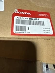 Oem Honda Civic 16-21 Window Top Upper Molding Driver Side 72465-TBA-A01. Fixed Price $121.00.