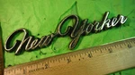 BB19 Chrysler New Yorker Fender Emblem Vintage 1960-70S #2783603. Fixed Price $9.99.