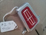 93-96 Lincoln Mark Viii Trunk Lock Cover. Fixed Price $125.00.