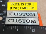 (1) Nos Buick Emblem 2.3" Long (similar To 20678580 - Part #) (6280). Fixed Price $11.00.