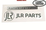 Genuine Land Rover Range 2022+ Autobiography Plate Silver LR153280 Oem. Fixed Price $89.00.