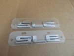 Lot Of 2 New Oem Sle Gmc Chrome Emblem Badge Side Tailgate Rear Letters Pair. Fixed Price $21.99.