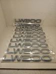 New Lot Of 10 2000-2005 Saturn Rear Emblem Badge Letters Oem. Fixed Price $224.80.
