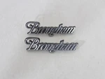 Pair 1973 1974 Mercury Marquis 'brougham' Roof Pillar Emblems. Fixed Price $24.99.